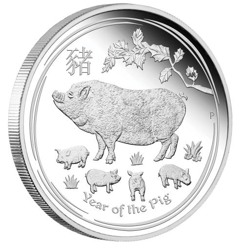 Perth-Mint-New-Release:-Australian-Lunar-Series-II-2019-Year-Of-The-Pig-Silver-Proof-Coins